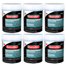 Bondo Short Strand Fiberglass Reinforced Filler: 1 quart with 1 oz. hardener Whi