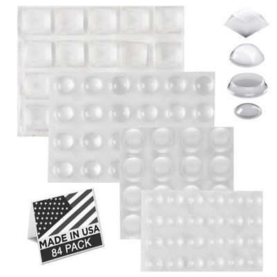 Adhesive Rubber Bumper Pads: Cabinet Door Bumper, Sound Dampening and Non-Ski...