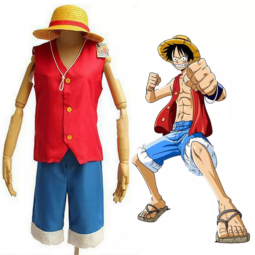 One Piece Girl Version Monkey D Luffy Costume for baby up to 12