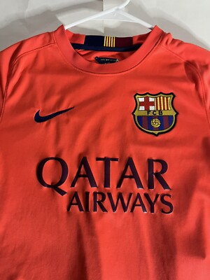 FC Barcelona バルセロナ NIKE ユニフォーム 2014 M FC BARCELONA 2014-15 AWAY FOOTBALL SOCCER JERSEY NIKE MEN Sz
