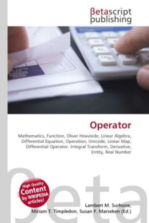 Lambert M. Surhone (u. A.) | Operator | Taschenbuch | Englisch