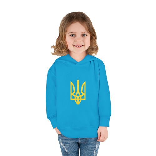 Ukrainian Tryzub Design Toddler Pullover Fleece Hoodie - Picture 25 of 57