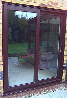 Cherrywood Sliding Patio uPVC / Patio Doors / 1800mm x 2100mm / NEW - Image 1 of 4