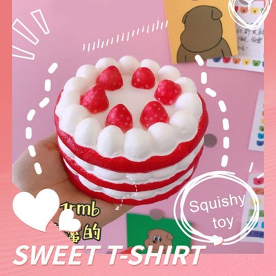 Strawberry Cake Slow Rebound Pinch Le Soft Decompression New K3 Toy Hot
