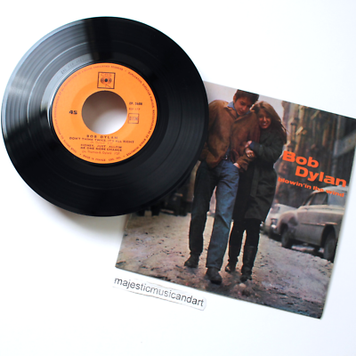 RARE COVER ORIGINAL 1964 BOB DYLAN DON'T THINK TWICE EP 7