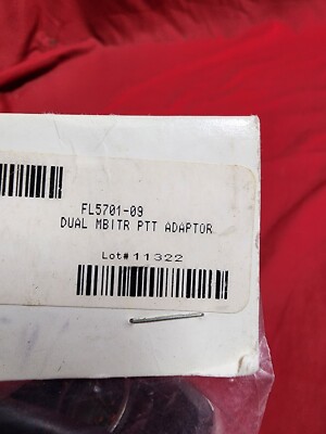 3M PELTOR DUAL Push-To-Talk (PTT) MBITR Adapter FL5701 NEW | eBay