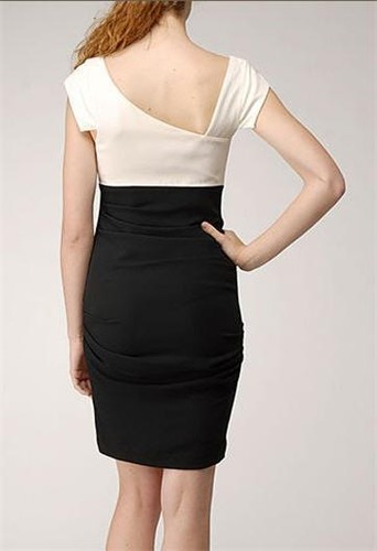 NICOLE MILLER COLOR BLOCK DRESS SZ 6 $310 BI0304 - Picture 6 of 6