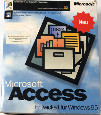 RARITÄT - Microsoft Access 7.0 - Windows - Deutsch - 3½ 
