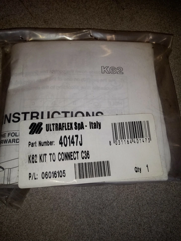 Ultraflex Mounting Kit For Cables K62 kit to connect c36 40147j - Image 2 of 2