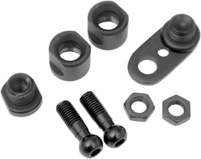 Drag Specialties - 20-0383B - Turn Signal Swivel Kit, Black for 