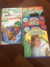 New LeapFrog 5 Pre K Workbooks Homeschool Basic Skills And 2 CDs