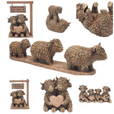 Hughie Highland Cow Ornament G…