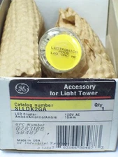 "LOT OF 2"  GE LEDTRONICS AMBER LED CLUSTER ACCESSORY 120V SLLDK2GA