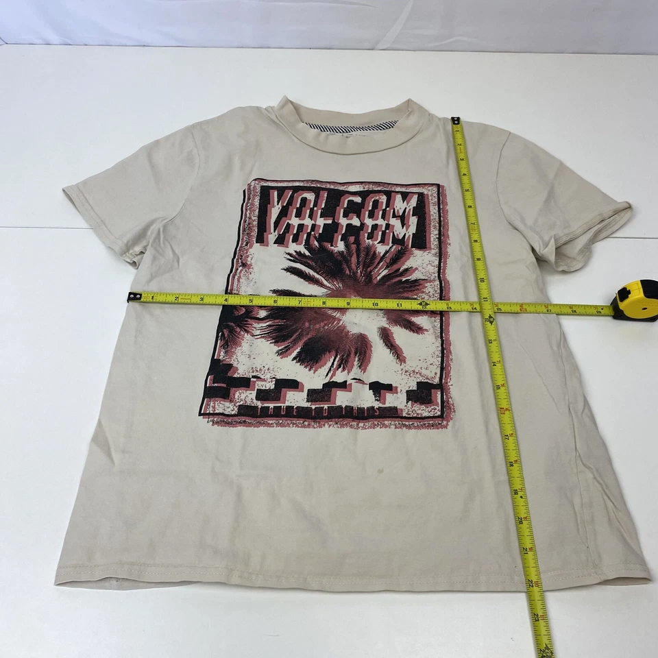 Lote De 2 Camisetas Volcom Jóvenes Niños L Grandes Cuello Redondo Manga Corta Gráficas Paquete Foto 2 de 4