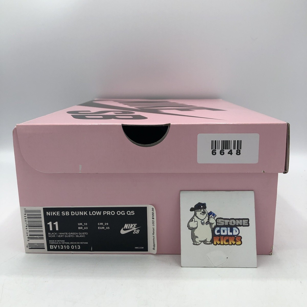 Size 11 - Nike SB Dunk Low Pro x Jeff Staple Panda Pigeon  display picture 2