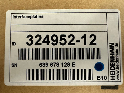 HEIDENHAIN Interface PCBA board ID# 324952-12 new in box