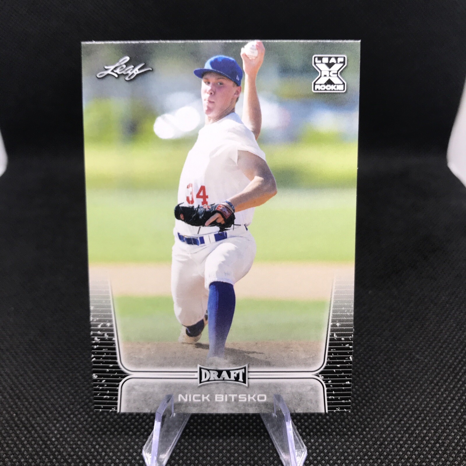 Nick Bitsko 2020 Leaf Draft XRC Tampa Bay Rays #44