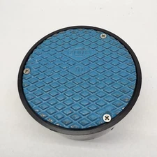 Zurn 58016–2 Clean Out 5″ D x 2-1/2″ H, Cast Iron Blue, on PVC Non-Adjustable