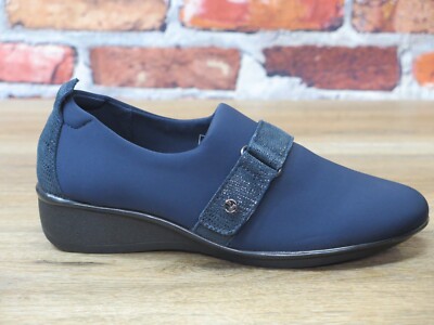 Women's Revere Genoa Casual Slip-On Shoe Navy *GENO-NAV