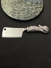 Vintage Arthur Court 2 Piece Duck Cheese Serving Set Green Marble 4-526 — photo 2