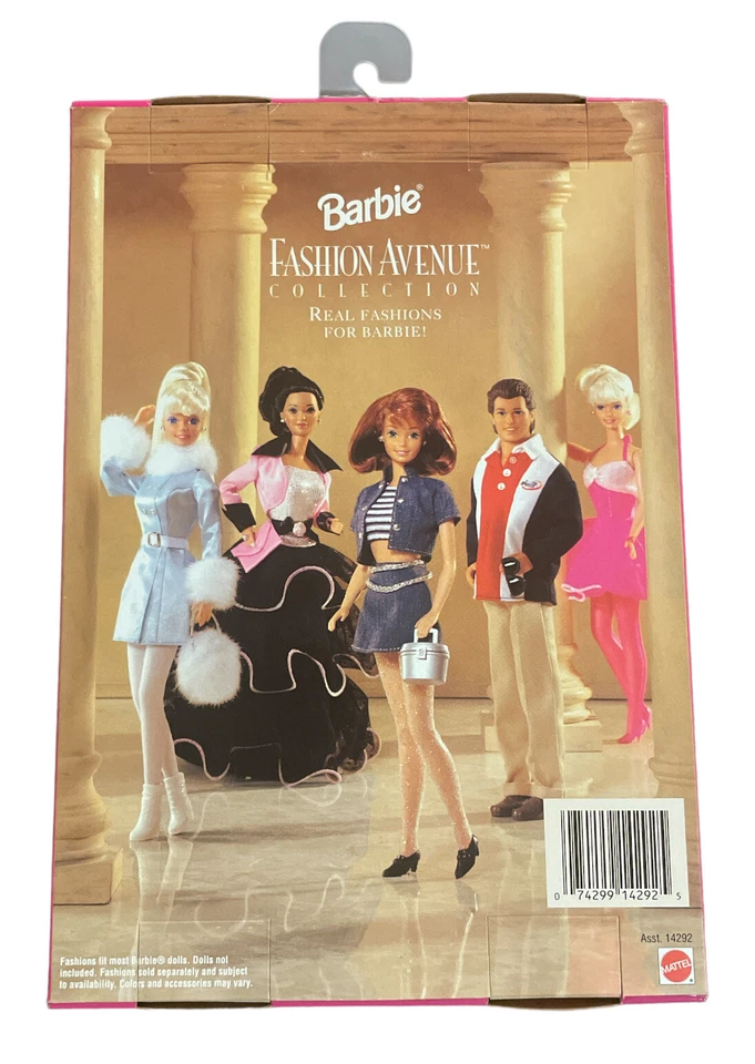 Mattel 14292 Барби моды Avenue коллекции белье розовый ночная рубашка халат новый в коробке - Изображение 2 из 2