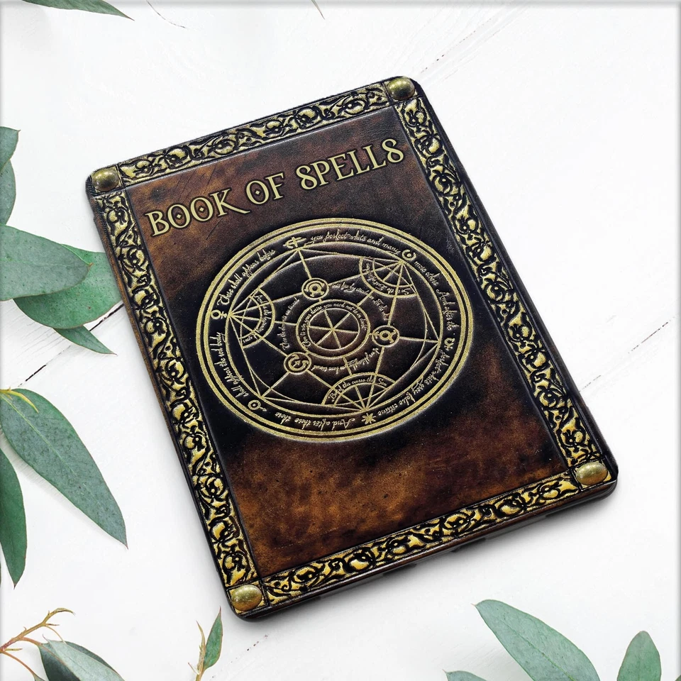 Horror Goth Book Of Spells Case For iPad 10.2 Pro 12.9 11 9.7 Air 3 4 5 Mini - Image 2 of 3