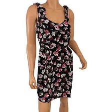 Kimchi Blue Urban Outfitters 100% Silk Floral Ruffle Dress - Size 4