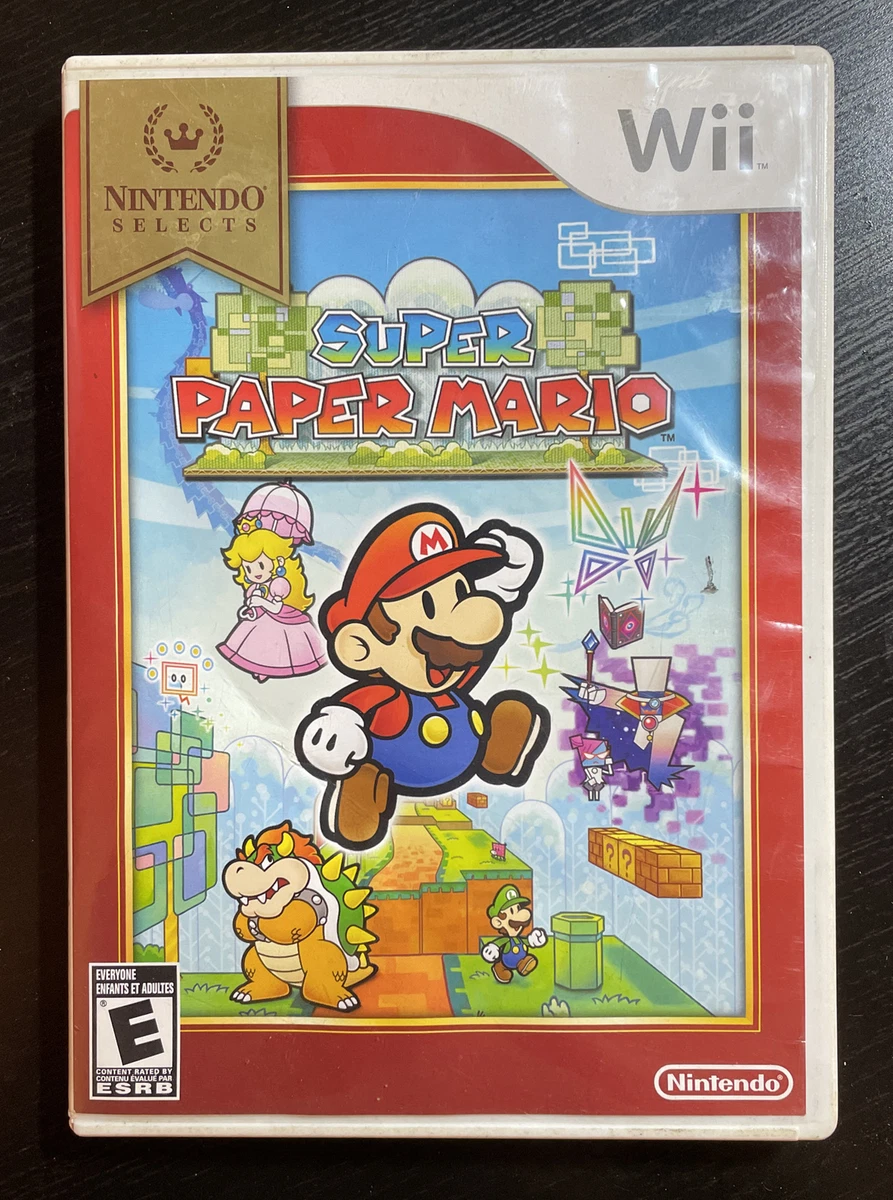 Super Paper Mario Nintendo Selects Edition Wii Tested Works
