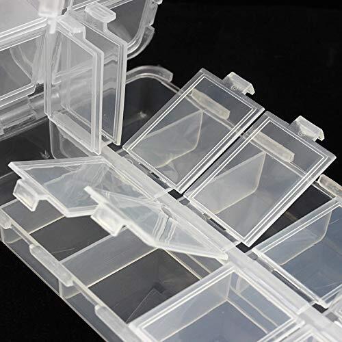 OriGlam Premium 20 Compartments Tackle Boxes, Tackle Utility Boxes, Plastic - Picture 2 of 7