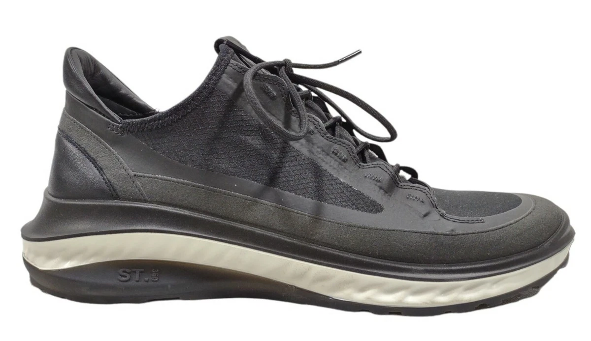 ECCO ST.360 M Men’s Sneakers Black White - Size 11 11.5
