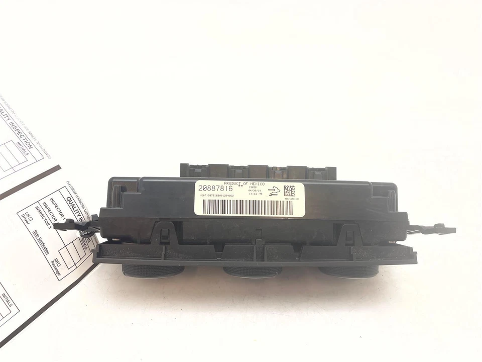 Used A/C Selector Switch fits: 2010 Chevrolet Silverado 1500 pickup manual contr - Image 3 of 4
