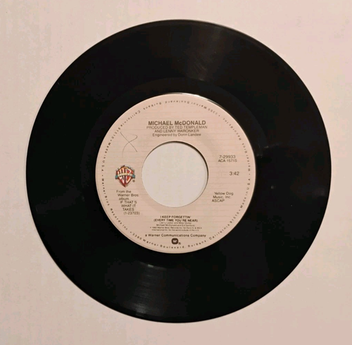 Michael Mc Donald - I Keep Forgettin / Losin' End 1982 45 RPM 7" - Picture 4 of 6
