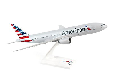 Skymarks SKR747 American Airlines Boeing 777-200 Desk Top 1/200 Model Airplane