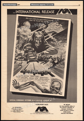 LASERBLAST   Orig. 1977 Trade AD / poster   Roddy McDowall   Eddie Deezen_ MST3K