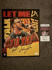 LA Knight Signed 11x14 Autograph Photo Official WWE JSA COA NXT SmackDown RAW