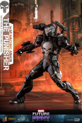 HotToys HT VGM33D28 The Punisher War Machine Armor 1/6 Figure Toy HotToys HT VGM33D28 The Punisher War Machine Armor 1/6 Figure Toy