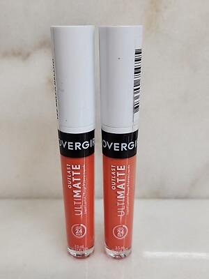 2 PACK- CoverGirl Outlast Ultimatte Liquid Lipstick 125 Bella Bellini