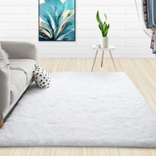 Blush Rose Pink Grey Floor Rug Small Extra Large Sizes Thick Soft Pile Mat Cheap