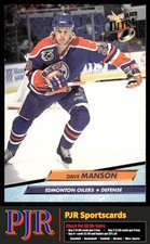 Dave Manson 1992-93 Ultra #62 Edmonton Oilers