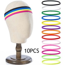 Multi-color Seamless Hair Ties fits Workout, Elastic Athletic Headband fits Yoga