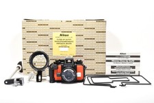 Almost Unused W/Close-up Kit. Nikon Nikonos V Orange UnderWater Camera JAPAN