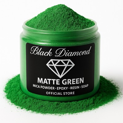 Black Diamond Pigments  | Matte Green is a premium professional pigment