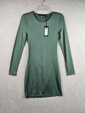 Vero Moda Bianca Long Sleeve Open Back Mini Dress Size S