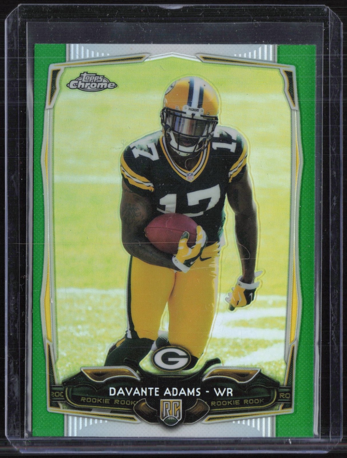 2014 Topps Chrome Green Refractor #114 Davante Adams RC Rookie