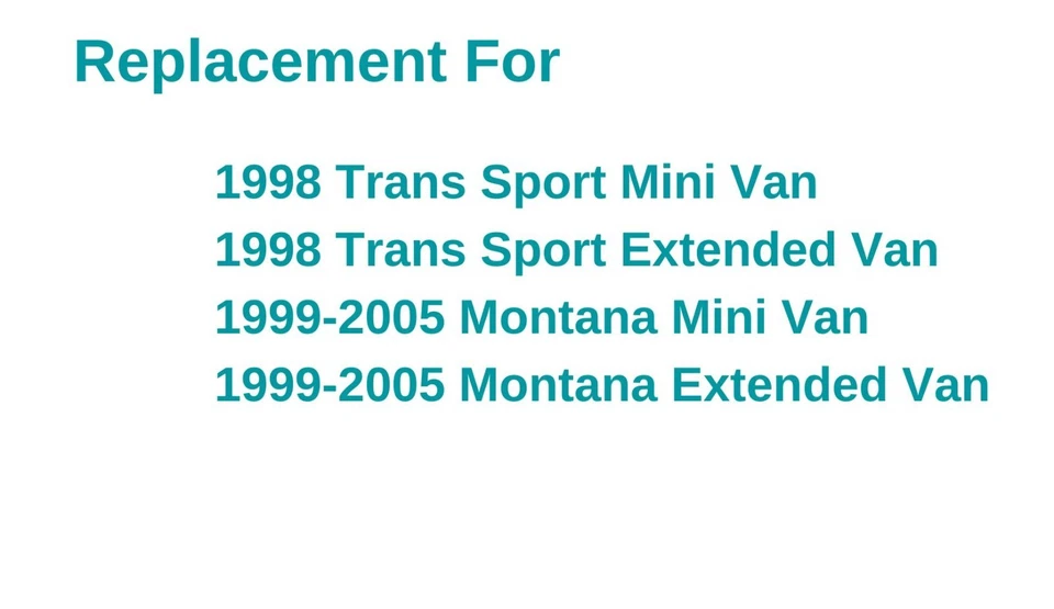 Heated Dark Back Window Glass For 99-05 Pontiac Montana/ 98 Pontiac Trans Sport Foto 4 de 4