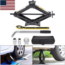 Scissor Jack 2.5 Ton Car Jack Kit Tire Changing Kit With Wrench For Car Suv Mpv