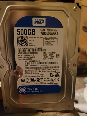 Western Digital WD5000AAKX 500GB HDD 3.5''