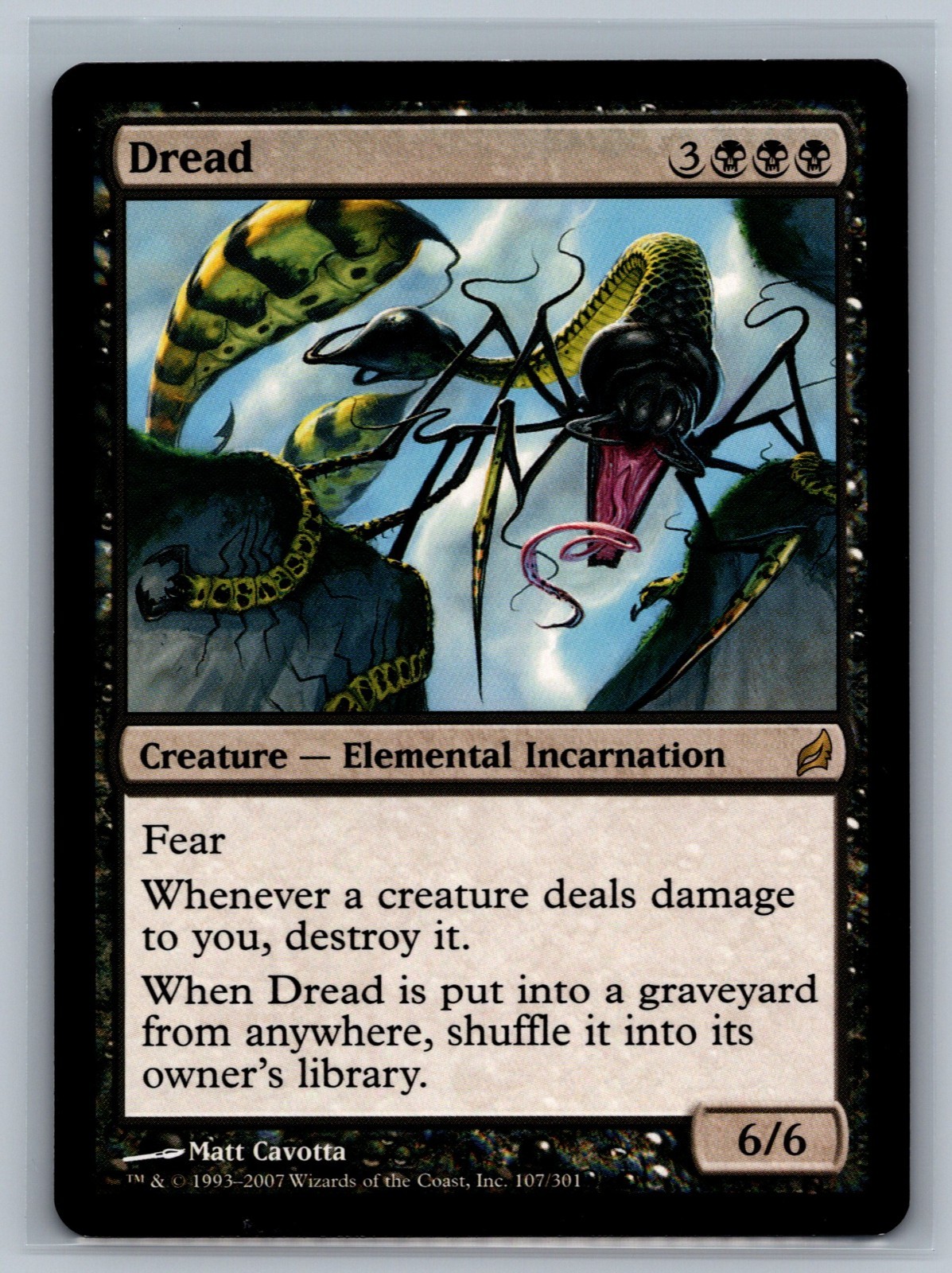 Magic The Gathering Lorwyn Dread #107/301 MTG TCG CCG