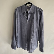 The Original Ben Sherman Button Up Shirt Sz Lg Men  s Stretch Long Sleeve Collar