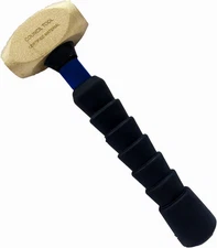 Non-Sparking Hammer - 2.6 Lb Non-Magnetic Hammer with Manganese-Bronze Alloy & 1